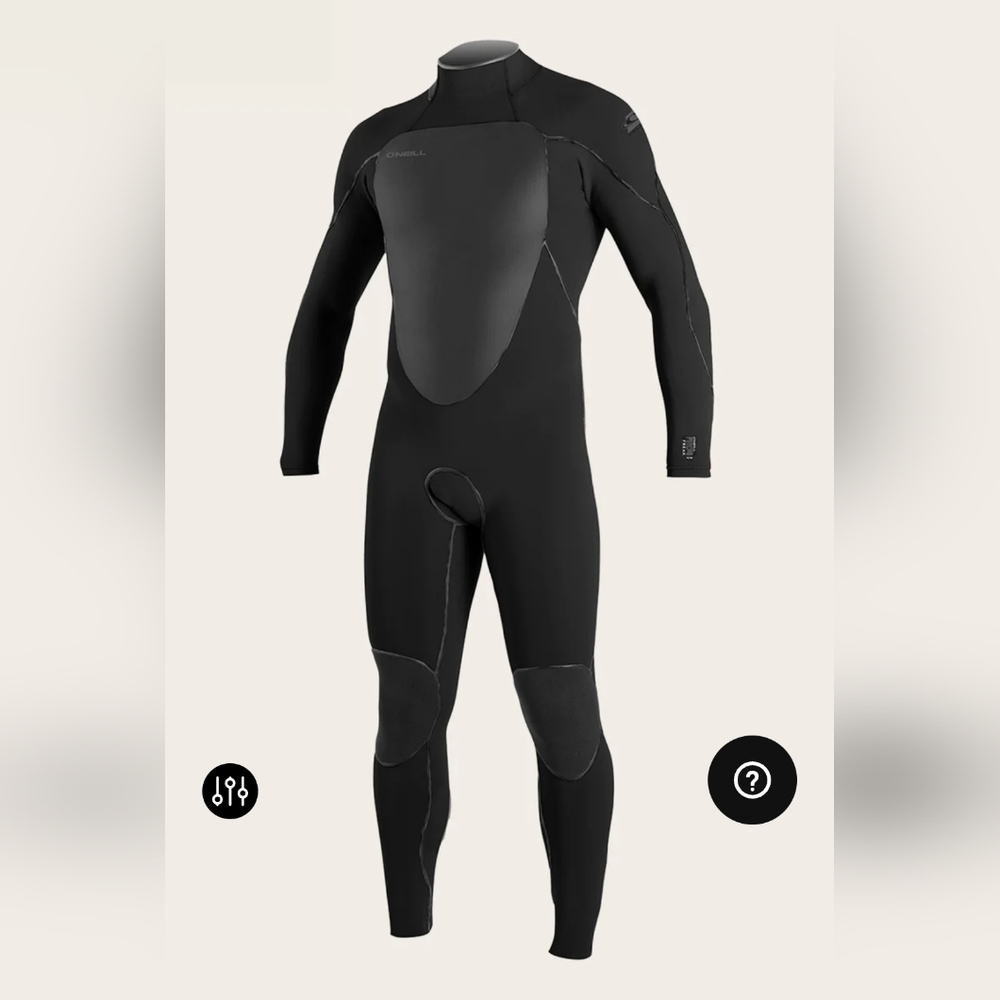 PSYCHO FREAK 3/2MM BACK ZIP FULL WETSUIT Men Size LT (Large Tall)